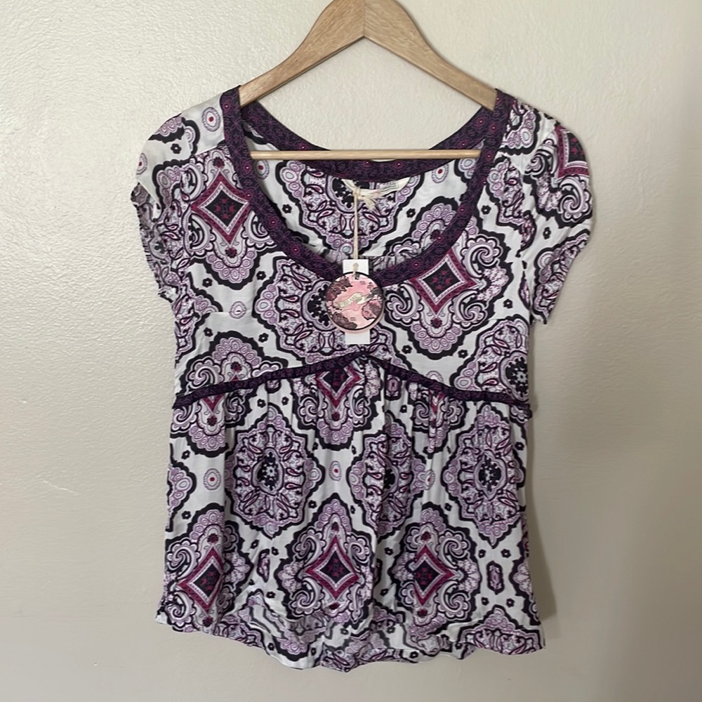 NWT Odd Molly Free Floating Blouse. Size 0 / XS